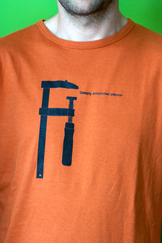 Deeply Emotional Person for men - variation - designer t-shirt by UrbanApes